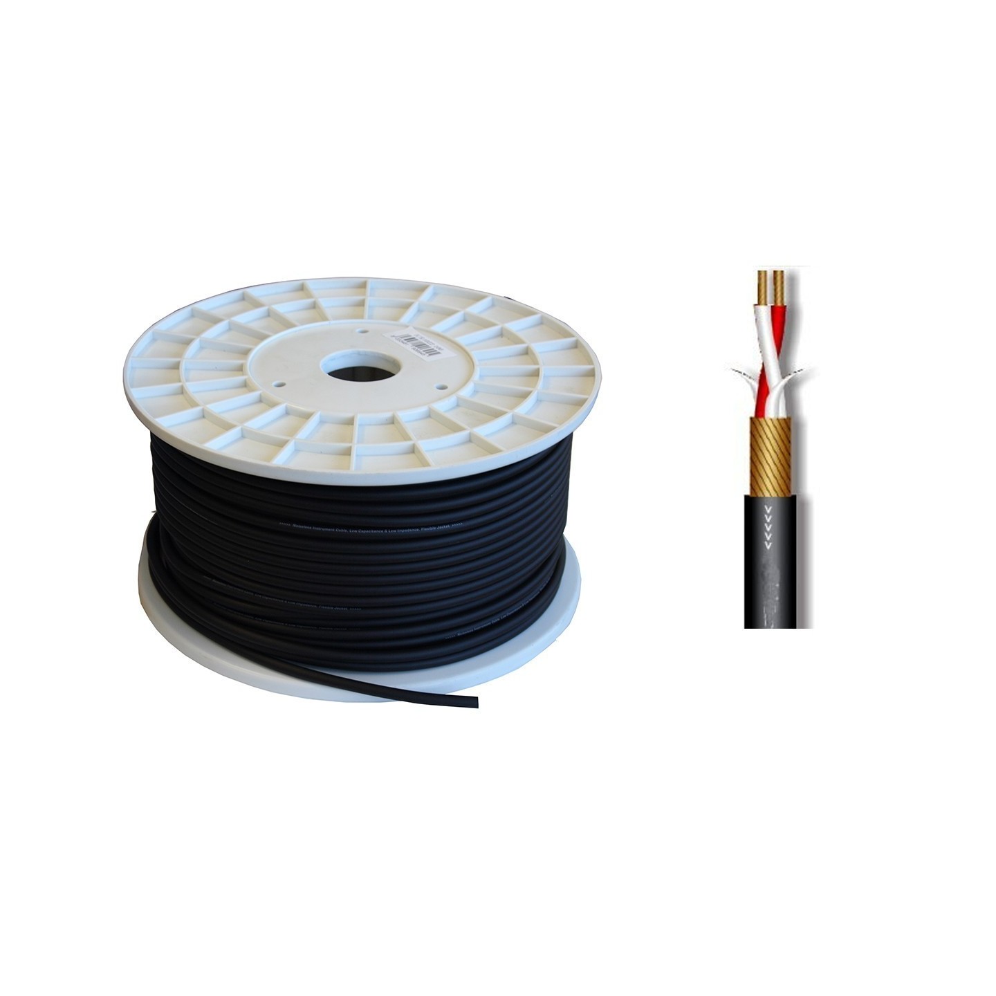 BOBINA CAVO MICROFONICO SOUNDSATION GO-LINK MCR2022-100 (2x022 100M)