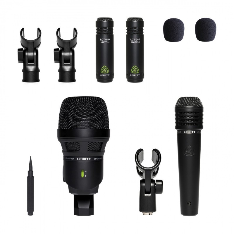 SET MICROFONI BATTERIA LEWITT BEATKIT