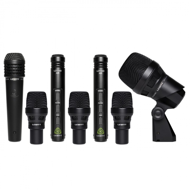 SET MICROFONI BATTERIA LEWITT BEATKITPRO