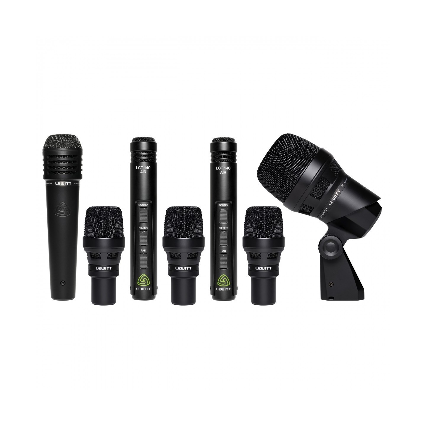 SET MICROFONI BATTERIA LEWITT BEATKITPRO