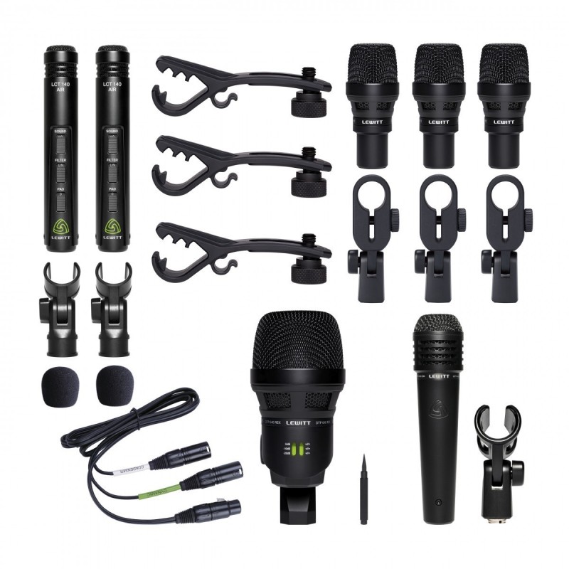 SET MICROFONI BATTERIA LEWITT BEATKITPRO