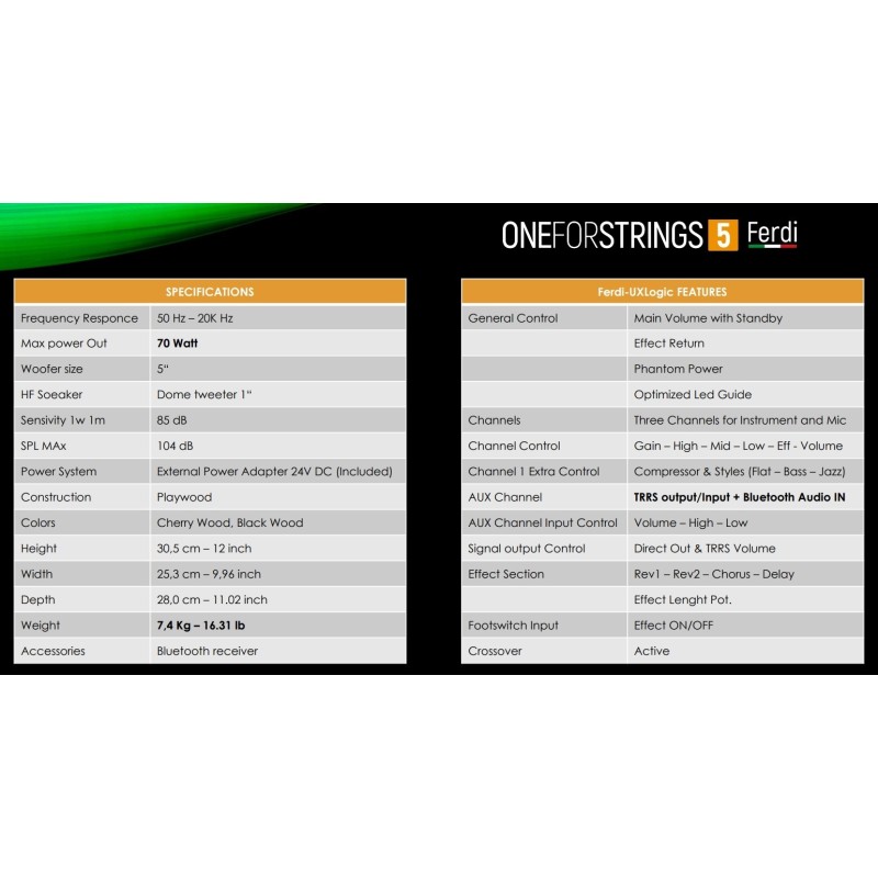ACUS ONE FORSTRINGS 5 FERDI BLACK