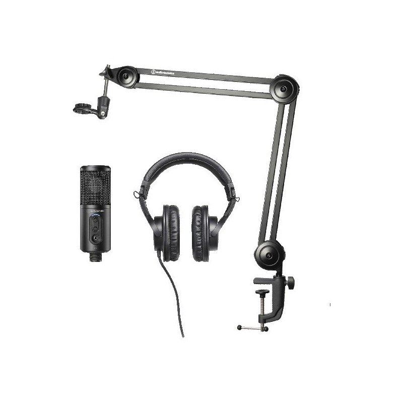 AUDIO-TECHNICA CREATOR PACK, kit per podcast, streaming e recording - vai con la sigla