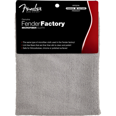 FENDER FACTORY MICROFIBER CLOTH - vai con la sigla
