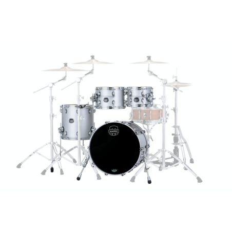 MAPEX IT SE504XBPD SATURN EVOLUTION BIRCH FUSION 4 PEZZI IRIDIUM SILVER