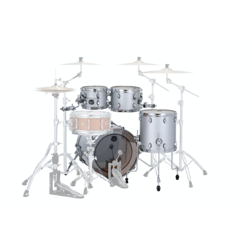 MAPEX IT SE504XMPD SATURN EVOLUTION MAPLE FUSION 4 PEZZI IRIDIUM SILVER