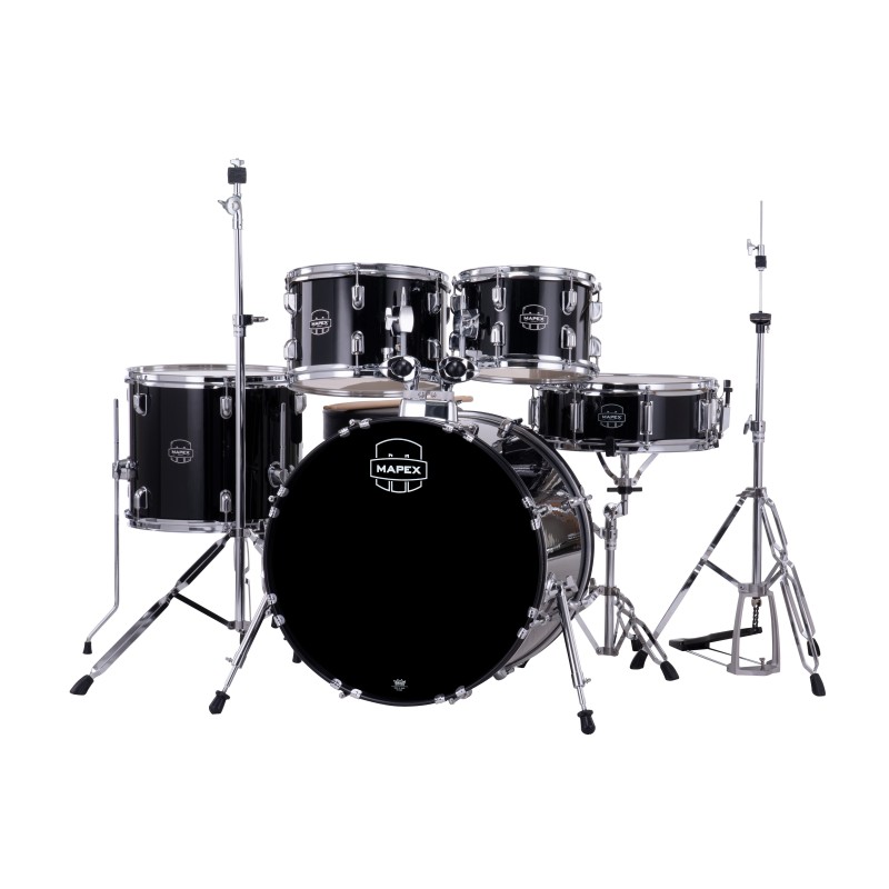MAPEX IT CM5044FTDK COMET FUSION 5 PEZZI DARK BLACK CON HARDWARE