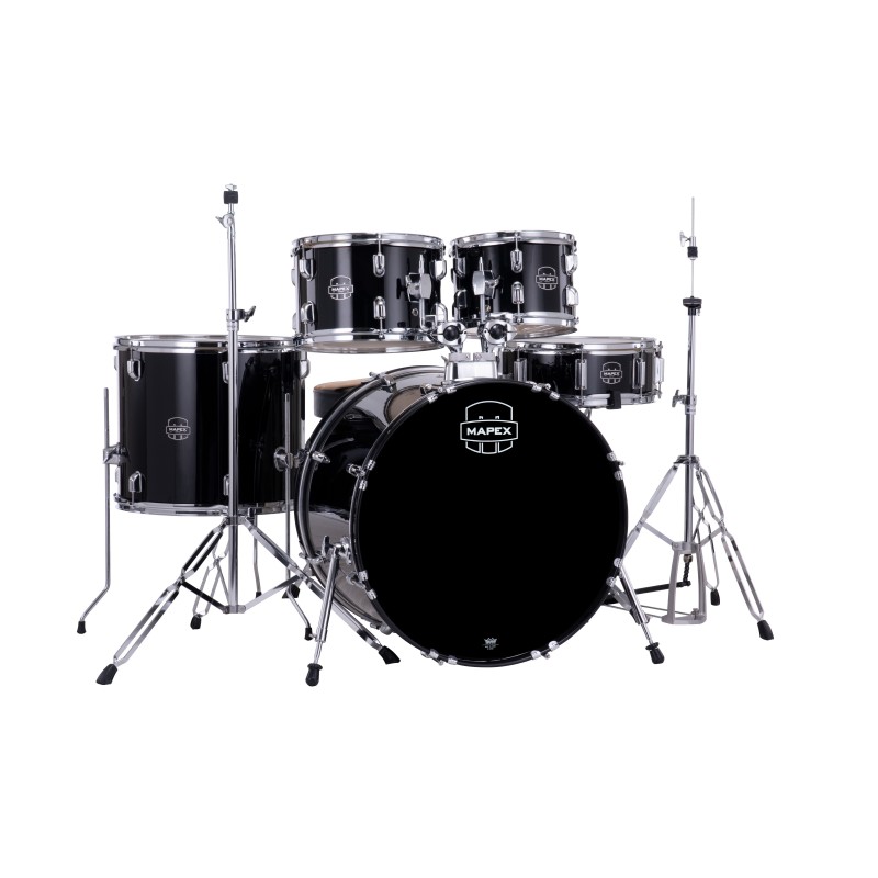 MAPEX IT CM5294FTDK COMET ROCK 5 PEZZI DARK BLACK CON HARDWARE