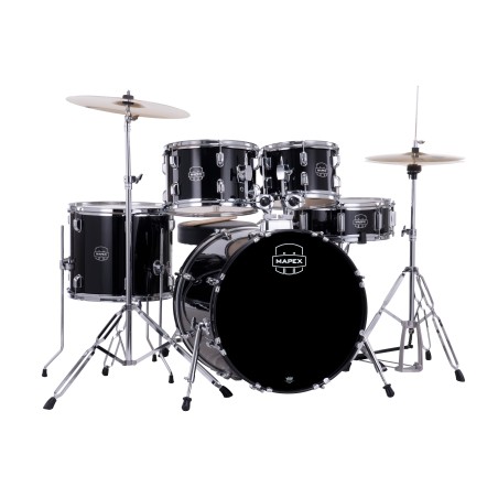 MAPEX IT CM5044FTCDK COMET FUSION 5 PEZZI DARK BLACK CON HARDWARE E PIATTI