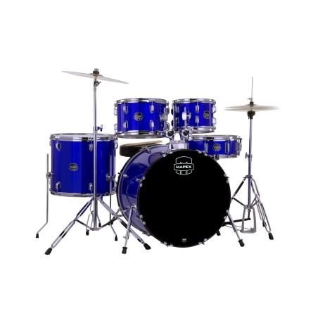 MAPEX IT CM5294FTCIB COMET ROCK 5 PEZZI INDIGO BLUE CON HARDWARE E PIATTI