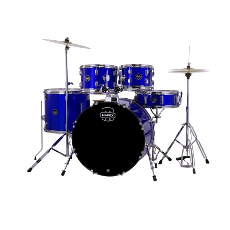 MAPEX IT CM5294FTCIB COMET ROCK 5 PEZZI INDIGO BLUE CON HARDWARE E PIATTI