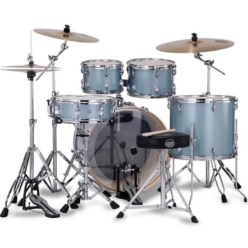 MAPEX IT VE5295FTCVJ VENUS ROCK 5 PEZZI AQUA BLUE SPARKLE