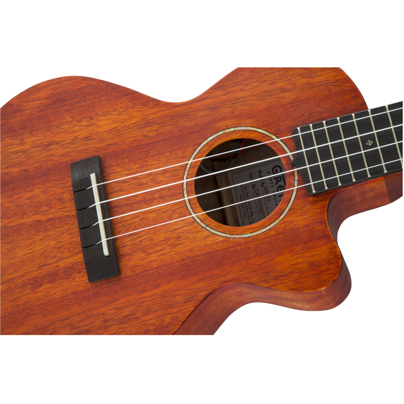 GRETSCH G9121 A.C.E. Tenor Ukulele with Gig Bag, Ovangkol - vaiconlasigla