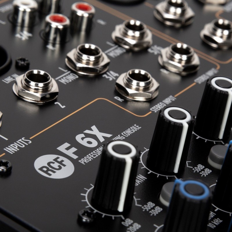 RCF F6X MIXER AUDIO 6 canali con multi-fx - vai con la sigla