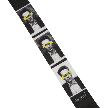 FENDER JOE STRUMMER KNOW YOUR RIGHTS STRAP - vai con la sigla