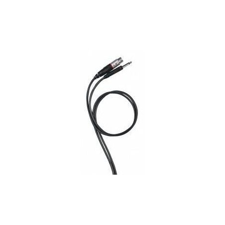 DIE HARD DH20LU1 Cavo Microfonico JACK MONO-XLR Femmina 1mt - vai con la sigla