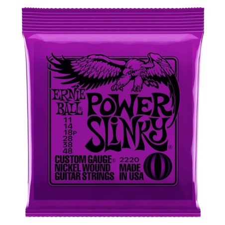 ERNIE BALL - 2220 NICKEL WOUND POWER SLINKY 11-48 - vai con la sigla