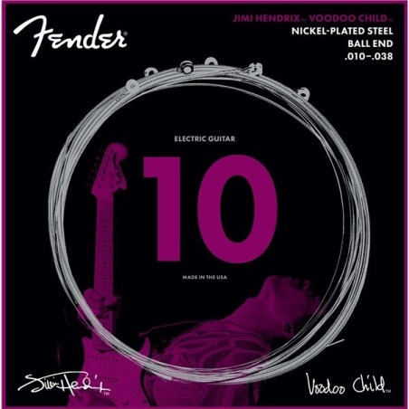 FENDER JIMI HENDRIX™ VOODOO CHILD™ 10-38 corde chit. elettrica - vaiconlasigla