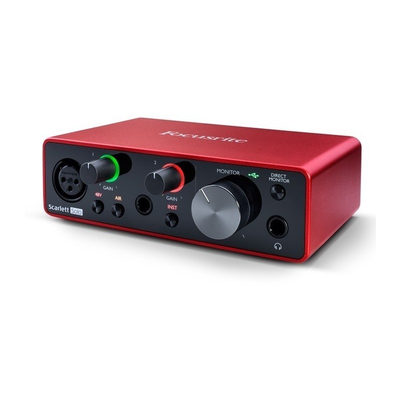 FOCUSRITE - SCARLETT SOLO 3RD GEN. scheda audio - vaiconlasigla