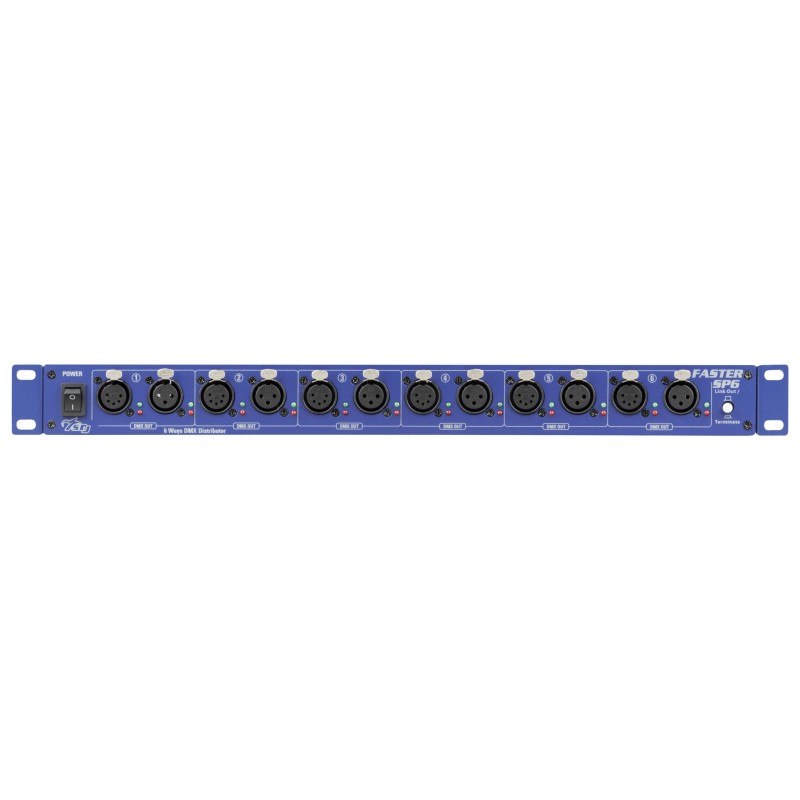 SDJ Faster 6 splitter DMX