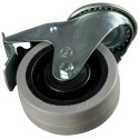 MODULA KIT of 4 black steel plate wheels