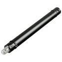 MODULA Black aluminum tube length 150 cm