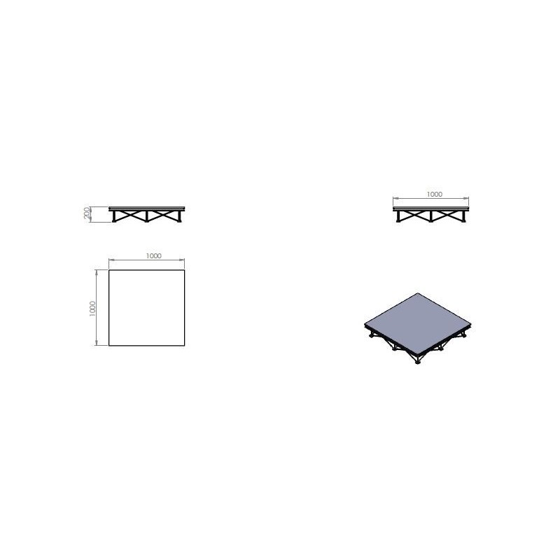 MODULA MODRS1H20BK
