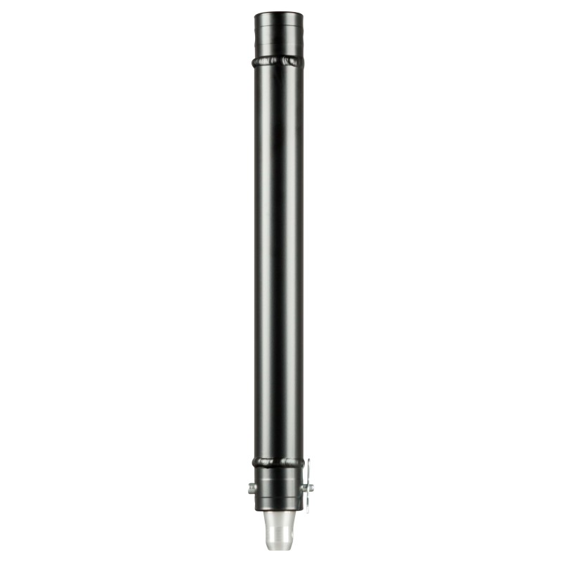 MODULA Black aluminum tube length 400 cm