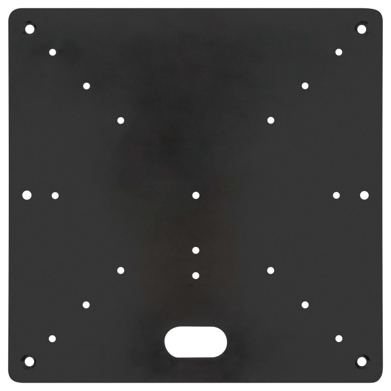 MODULA Steel plate measuring 60x60 cm in black
