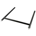 MODULA H-Tube 100x100 cm black