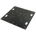 MODULA Steel plate measuring 80x80 cm in black