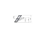 MODULA Two-step stair with adjustable height 40/60 cm
