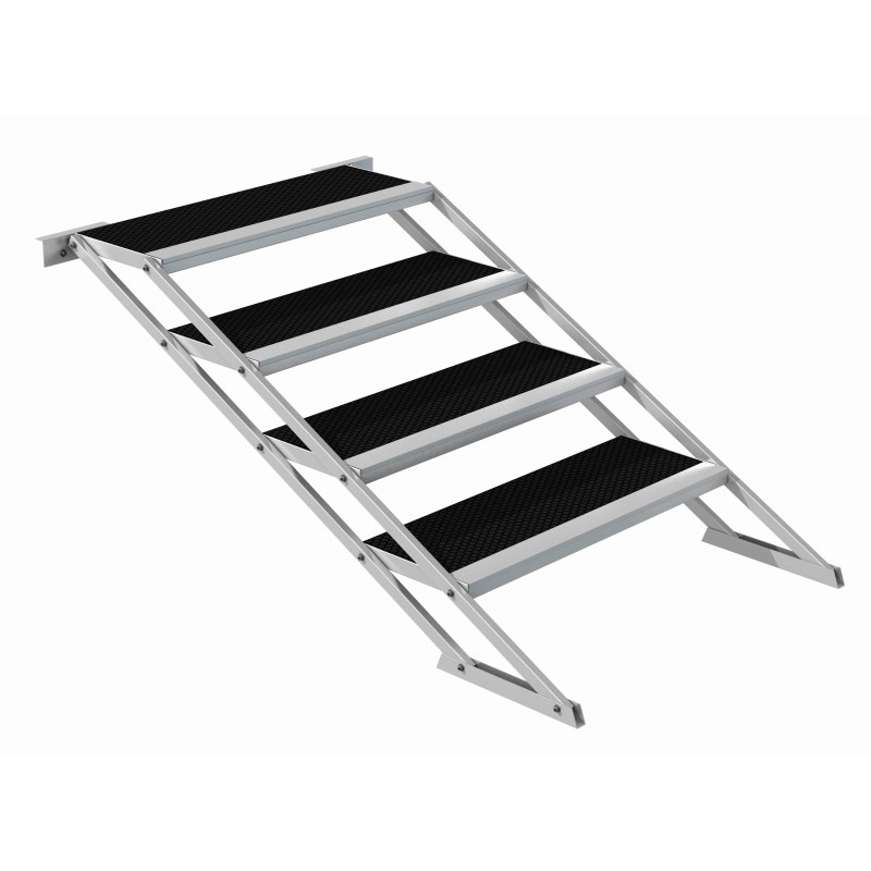 MODULA Four-step stair with adjustable height 60/100 cm