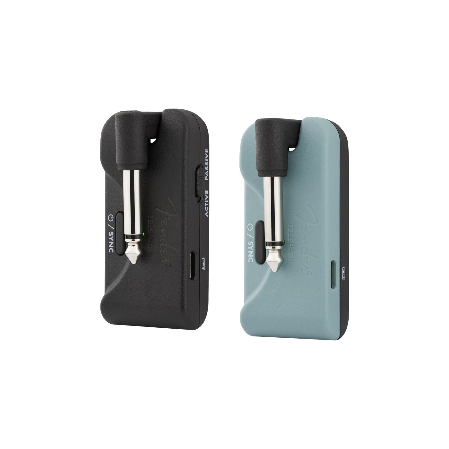 FENDER Telepath Wireless System, Mystic Ice Blue and Black - vai con la sigla