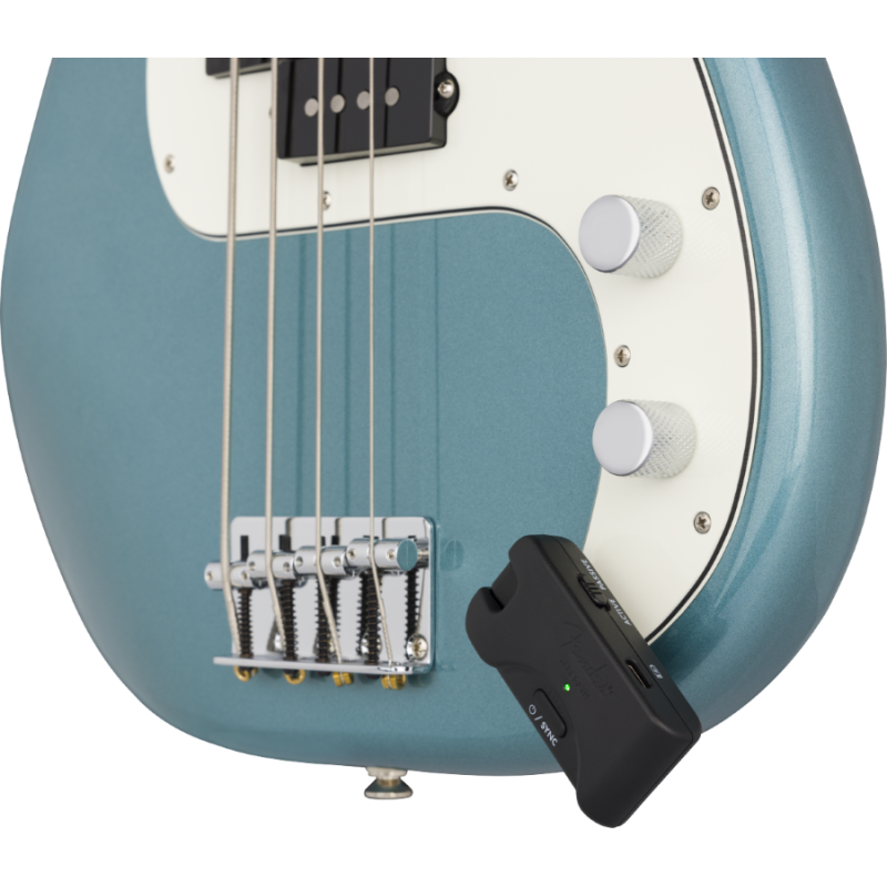 FENDER Telepath Wireless System, Mystic Ice Blue and Black - vai con la sigla
