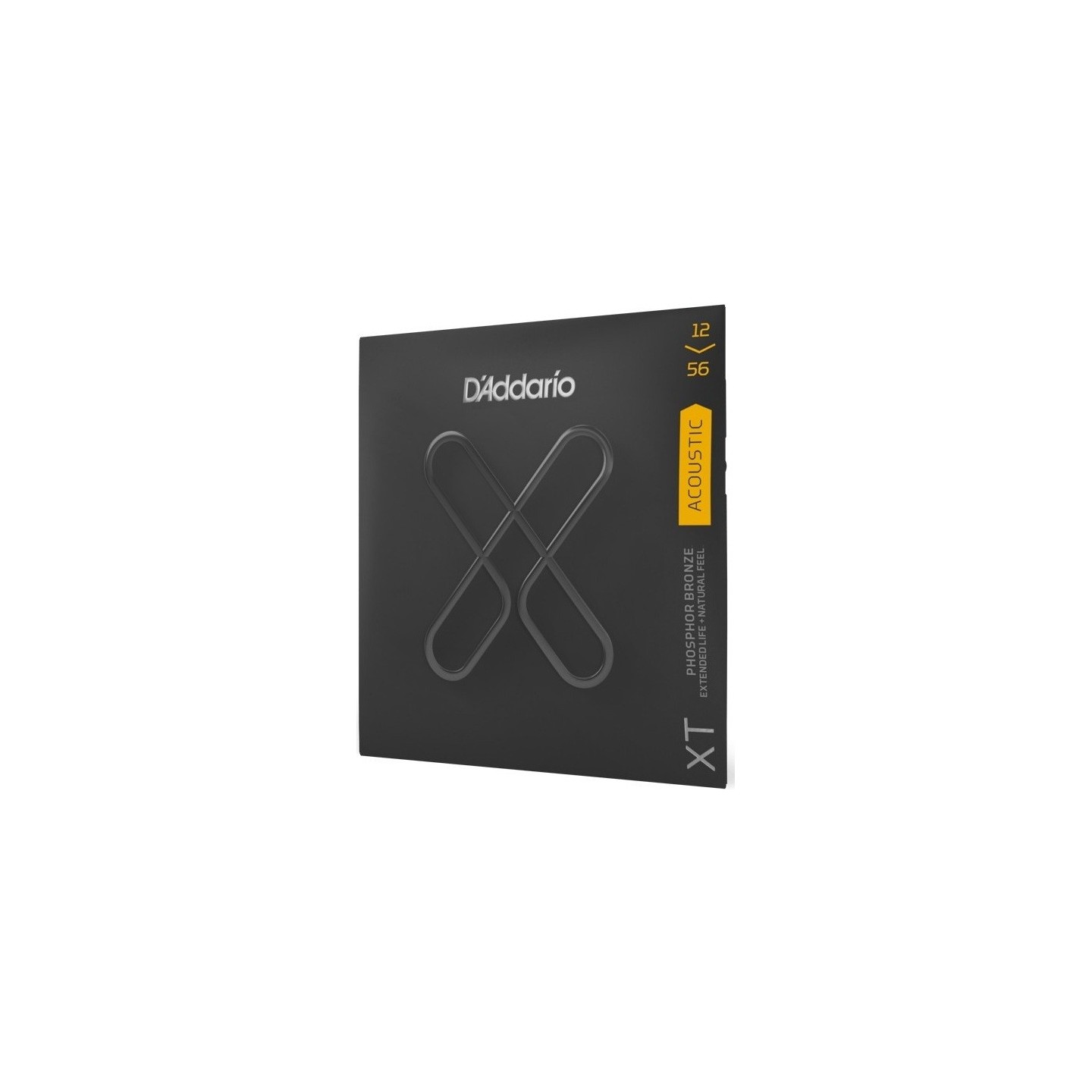 D'ADDARIO XTAPB1256 Set corde serie XT per chitarra acustica Phospor Bronze 12/56 - vai con la sigla
