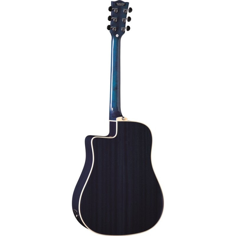 Eko Guitars - NXT D100ce See Through Blue - vai con la sigla