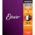 ELIXIR 11002 ACOUSTIC 80/20 BRONZE NANOWEB, corde per chitarra acustica - vai con la sigla