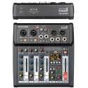 ITALIAN STAGE IS 2MIX4 PRO,Mixer Audio con Lettore, Registratore ed Effetti - vai con la sigla