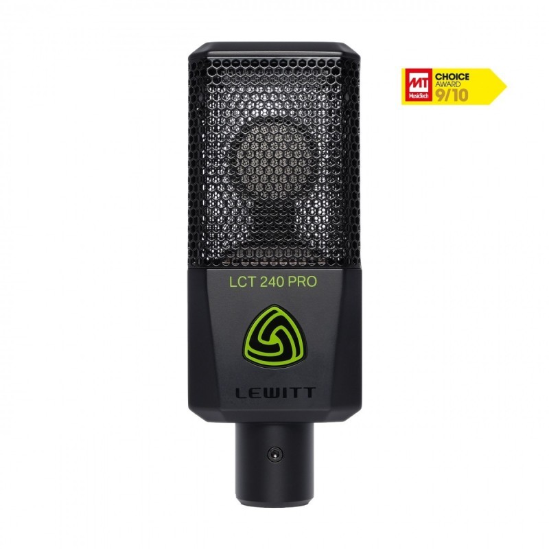 LEWITT LCT 240 PRO BK Value Pack Microfono per home recording Value Pack Nero - vai con la sigla