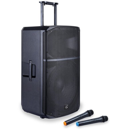SOUNDSATION PROVIBE 12AIRSistema PA Portatile 12” 2-Vie con Batteria, Trolley e Mobile App - vai con la sigla