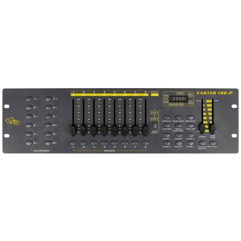 SG Faster 192P mixer luci DMX 192 canali - vai con la sigla