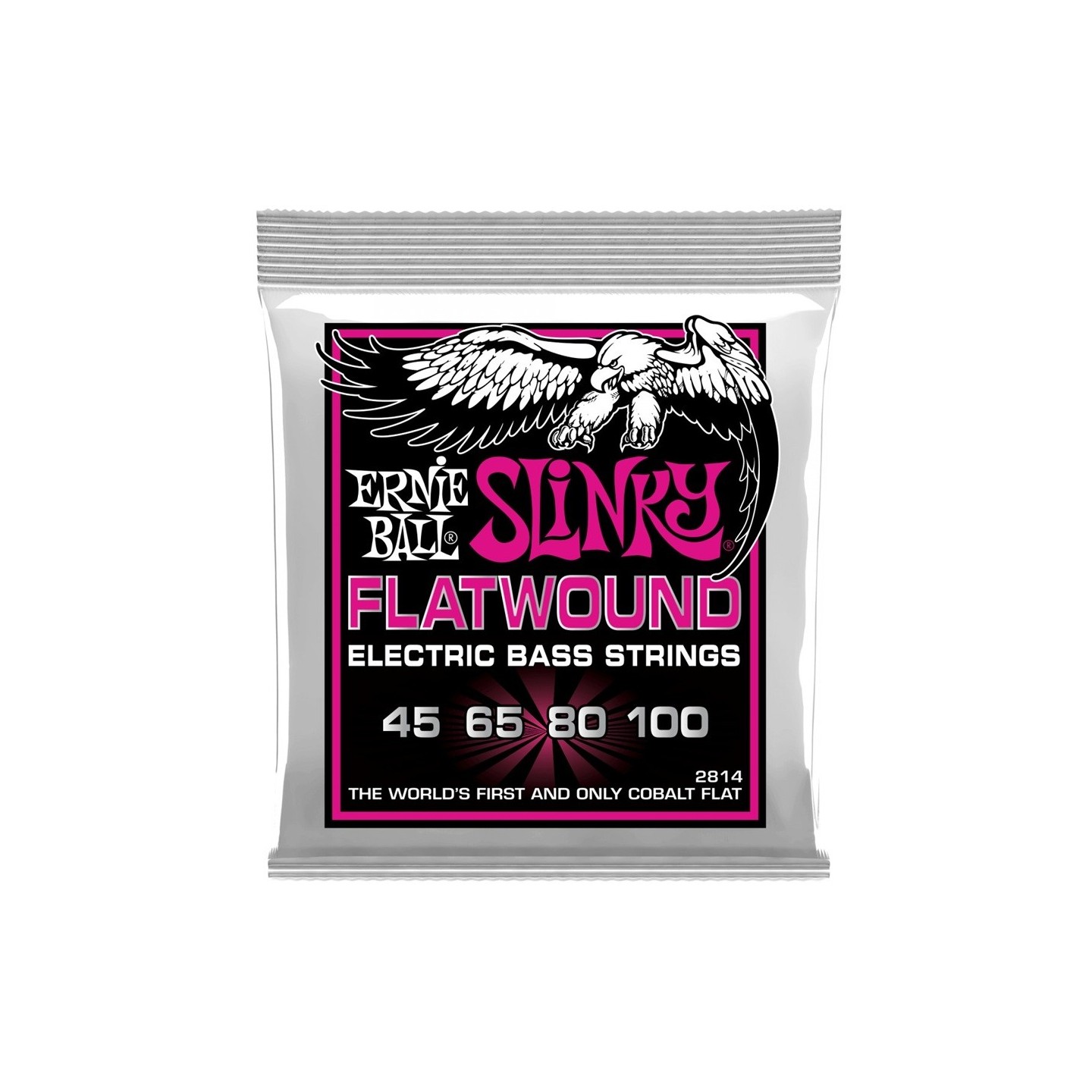 ERNIE BALL P02814 Muta per basso elettrico Flatwound Super Slinky - vai con la sigla