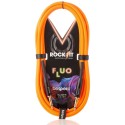 BESPECO Cavo fluo per strumento – jack Ø 6,3 mm – jack Ø 6,3 mm - 4,5mt orange - vai con la sigla