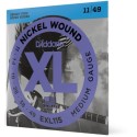 D'ADDARIO EXL115 per chitarra elettrica, Nickel Wound, Medium/Blues-Jazz Rock, 11-49 - vai con la sigla