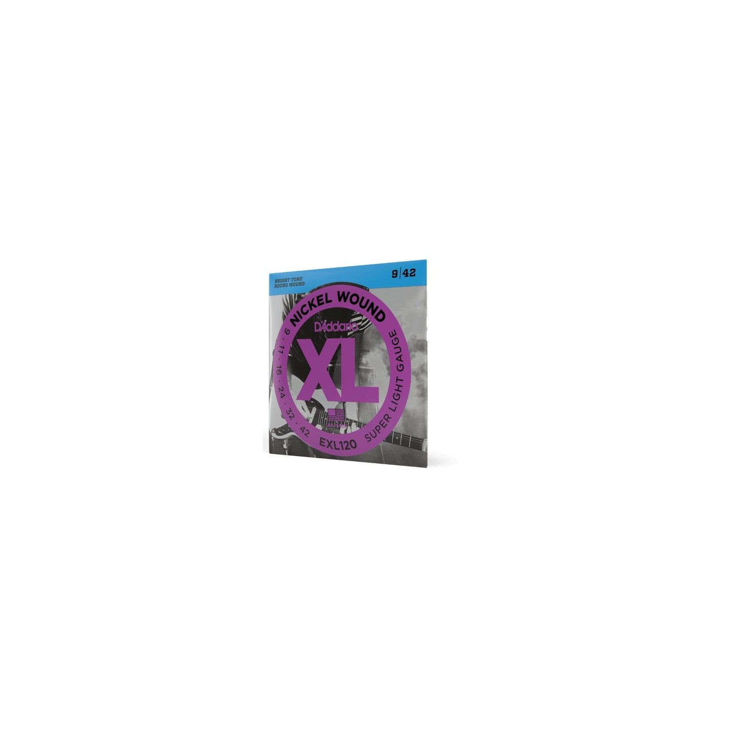 D'Addario EXL120 corde per chitarra elettrica, Nickel Wound, Super Light, 9-42 - vai con la sigla