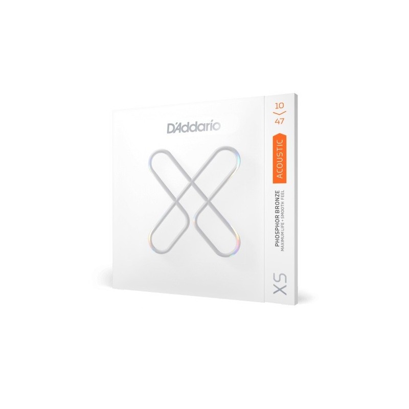 D'Addario XSAPB1047 - Corde in fosforo-bronzo, scalatura extra leggera, 10-47 - vai con la sigla