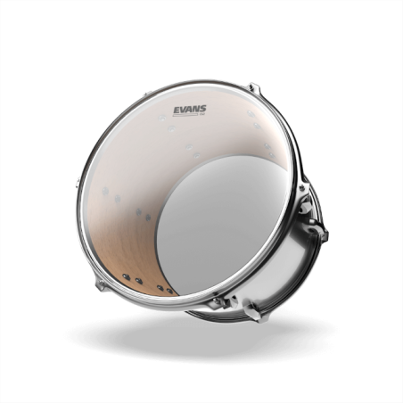 EVANS Confezione da 3 pelli trasparenti  G2 per tom rispettivamente di 10 ", 12 " e 14 ", Fusion - vai con la sigla