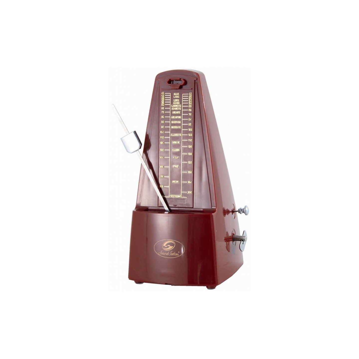 Soundsation Mm-10p- r metronomo meccanico rosso - vai con la sigla
