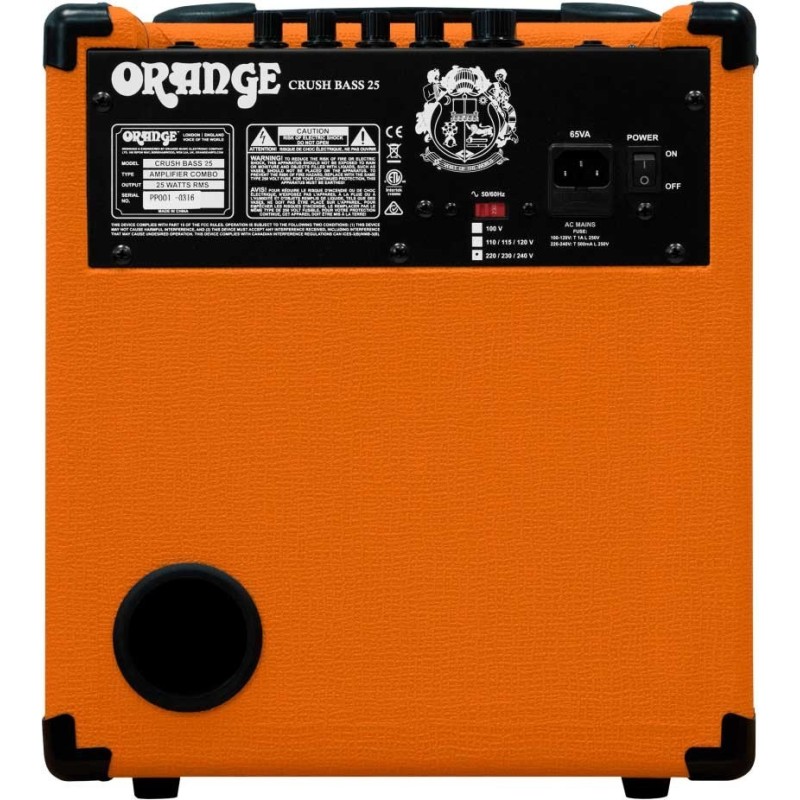 ORANGE CRUSH BASS 25 - vai con la sigla